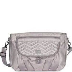 Pre-Owned (Pristine) Lug Mambo Crossbody Handbag in Pearl Grey